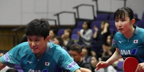 張本・早田ペア快勝　準決勝は世界卓球3位の中国ペアと対戦＜ライオン卓球ジャパンOP荻村杯＞