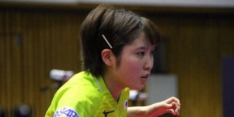 平野、好調の長崎を下し準々決勝進出　次戦は佐藤瞳との対決＜ライオン卓球ジャパンOP荻村杯＞