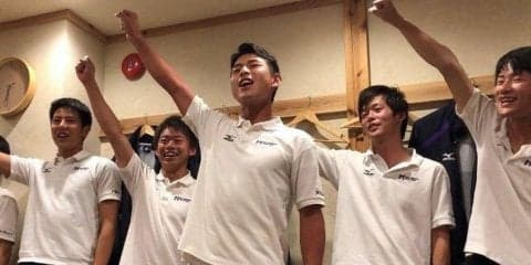 関東学生春季１部リーグ戦の優勝を祝う／祝勝会