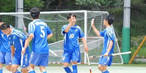 【陸上ホッケー部男子】　接戦をものにできず関関戦は引き分け