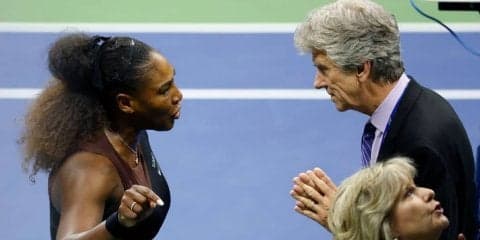 セレナに1万7,000ドルの罰金。大坂との決勝での暴言などに[全米オープン]