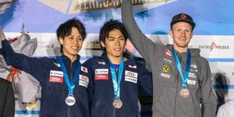 楢崎智亜が金メダル！4人の日本勢が表彰台へ／ボルダリングW杯2019第4戦 中国・呉江大会