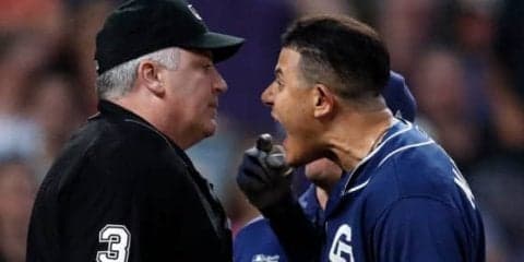 マチャドの“大暴れ退場”で波紋　前代未聞、審判団体が選手を痛烈批判→MLBは審判団体を批判