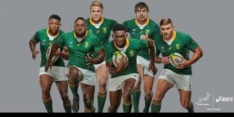 アシックス、ラグビー南アフリカ代表レプリカジャージ発売