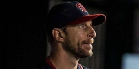 【MLB】「アウチ！」CY賞3度シャーザー、鼻直撃のバント練習映像にファンも苦悶