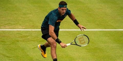 デル ポトロ 初戦突破も右膝を痛め2回戦を棄権。「ウィンブルドン」に向け不安[ATP500 ロンドン]