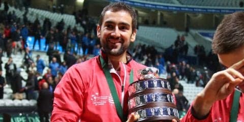  チリッチが、レアル・マドリードのルカ・モドリッチなどクロアチア出身の有名スポーツ選手らと共にチャリティーイベントを開催