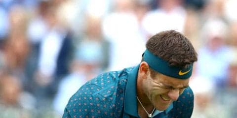 デル ポトロ またも右膝蓋骨骨折で手術へ。「ウィンブルドン」は絶望的に