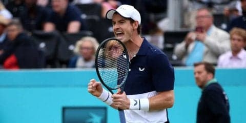 マレー ダブルス復帰戦で第1シードを撃破。「またテニスができてとても幸運」[ATP500 ロンドン]