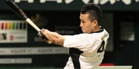 鷹・千賀が驚きのプロ初長打　左中間破る二塁打にベンチの工藤監督も笑顔