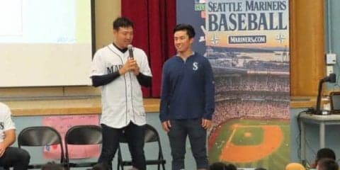 【MLB】菊池雄星、シアトル近郊の小学校を訪問「モチベーションを保つのはすごく大事」