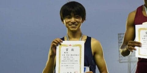 【陸上競技部】 小倉が１００㍍で西日本２位