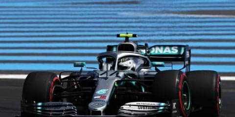 【F1 フランスGP】フリー走行トップタイムはボッタス、メルセデスがワンツー発進