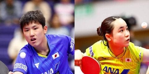 T2ダイヤモンド第1回大会出場選手が決定　日本からは張本・伊藤ら男女7名