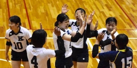 【バレーボール部女子】　東海２位相手に快勝！　決勝トーナメントへ駒を進める