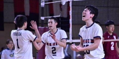 【バレーボール】伝統の一戦！奮闘も僅かに及ばず　男子戦／今年も宿敵の壁を崩せず、悔しいストレート負け　女子戦／第８３回早慶バレーボール定期戦