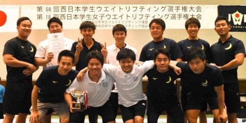 【重量挙部】 ２部２位で西日本選手権終幕