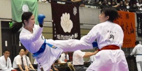 【空手道部】　佐藤はベスト１６　有内、武藤はベスト３２の悔しい敗退
