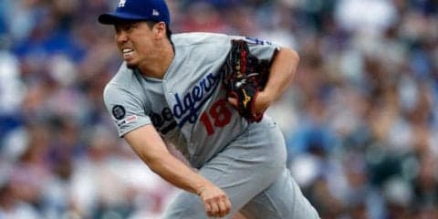 【MLB】前田健太、5回途中88球で降板　2番手投手が逆転許すも…ド軍は再逆転で勝利