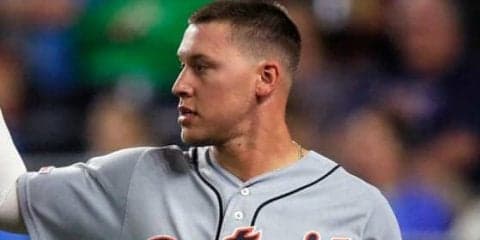 【MLB】驚愕の“本塁打強奪”キャッチ　タイガース外野手の超美技に米喝采「素晴らしい」