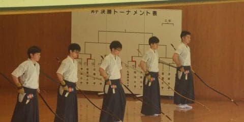 【弓術（男子）】見せられなかった”粘り”、決勝トーナメント進出も王者に惨敗　第31回全国大学弓道選抜大会