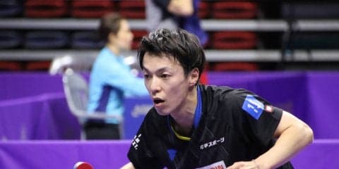 松平賢二、初戦突破し明日は平野との同士討ち　「同部屋ですけどバチバチしますよ」＜韓国OP＞