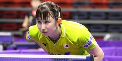 早田ひな、世界ジュニア女王の中国選手に逆転勝利＜韓国OP＞