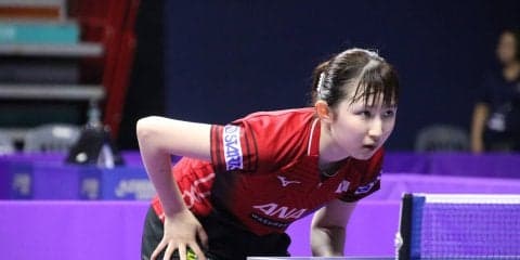 早田ひな　中国選手に2連勝で本戦進出＜韓国OP＞