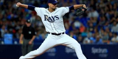 【MLB】「間違いなくエグイ」レイズ右腕の“股抜き三振”が米で話題　「どうやって？」