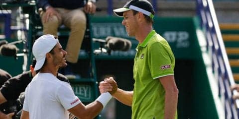 これぞテニスの妙味。173㎝のファビアーノが211㎝のカルロビッチを倒す