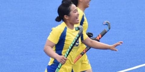 【陸上ホッケー部女子】　完封勝利で初戦を突破！