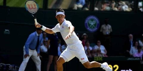 【速報】錦織が第1セットを先取。世界55位、地元勢との2回戦[ウィンブルドン]