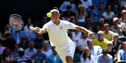 【速報】錦織が第2セットも取り、勝利まであと1セットに。世界55位、地元勢との2回戦[ウィンブルドン]