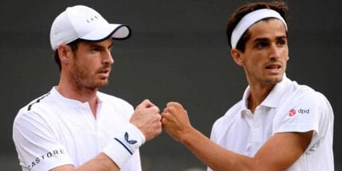 マレーがエルベールとのペアで快勝。「僕はただプレーするだけで満足するような選手ではないよ」[ウィンブルドン]