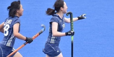 【陸上ホッケー部女子】　４強の壁破れず２回戦敗退