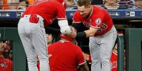【MLB】誕生日弾の大谷翔平を同僚カルフーンが熱唱祝福「ハッピ～バ～スデ～トゥ～ユ～」