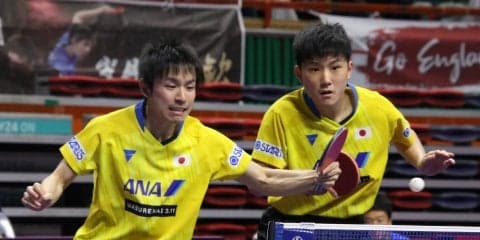 張本・丹羽、地元韓国ペアに敗れベスト8　張本はシングルスに望みを託す＜韓国OP＞