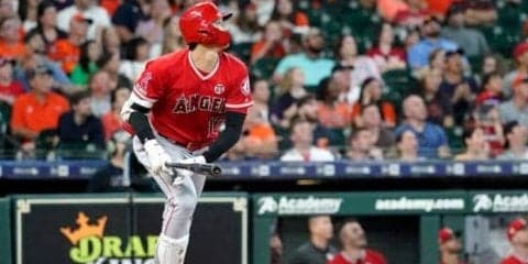 【MLB】大谷、前半戦最終戦で勝ち越し14号2ラン！　左中間の看板直撃弾に敵地どよめき