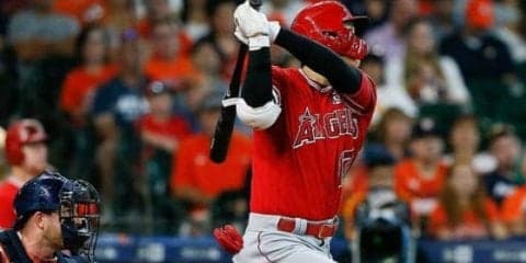 【MLB】大谷翔平、看板直撃14号2ランに敵地メディアも惚れ惚れ　「良いスイング、美しい」