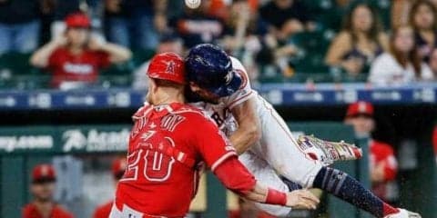 【MLB】エ軍捕手が負傷した衝撃のクロスプレーに賛否「これは故意じゃない」「卑劣なプレー」
