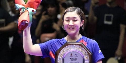 世界ランク1位・陳夢がリオ金・丁寧下し優勝＜韓国オープン＞
