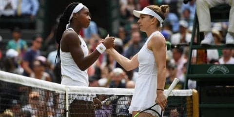 15歳ガウフの快進撃がついにストップ。1位経験者ハレプに食らいつくも及ばず[ウィンブルドン]