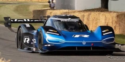 VWのEVレーサーが20年ぶり新記録、F1マシン超えた…グッドウッド2019のヒルクライム