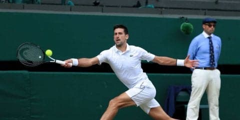【速報】ジョコビッチが第2セットを難なく連取。世界23位ゴファンとの準々決勝[ウィンブルドン]