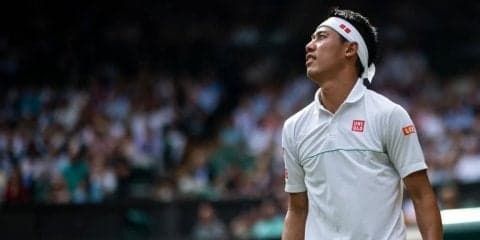 錦織「ずっとサービスゲームが辛かった」。フェデラーに完敗で初のベスト4ならず[ウィンブルドン]