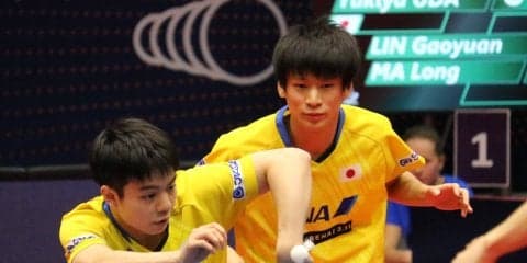 高3コンビ宇田・戸上、大健闘も中国ペアに惜敗＜卓球・オーストラリアオープン＞