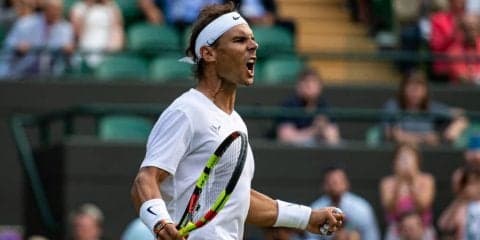 ナダル「11年ぶりに彼とこのコートで対戦できることが嬉しい」。フェデラーと40回目の対戦へ[ウィンブルドン]