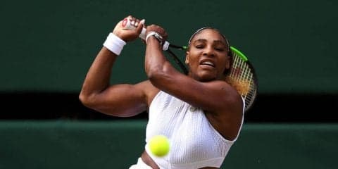 セレナが圧勝で2年連続11回目の決勝へ。グランドスラム史上最多タイ24個目のタイトルをかけてハレプと対戦へ[ウィンブルドン]