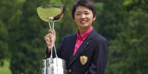 日本アマ優勝の木村太一「見守ってもらっているという心強さがあった」両親の応援に感謝