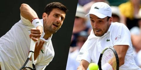【速報予定】ジョコビッチのウィンブルドン準決勝。今季2連敗中の世界22位バウティスタ アグートと21時開始予定